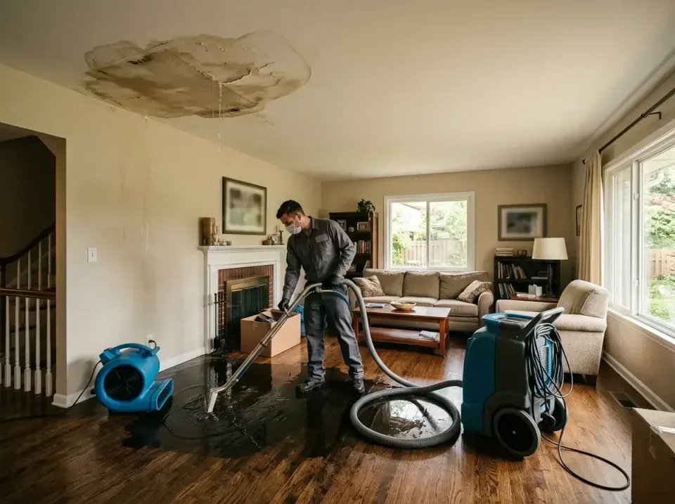 attic-pipe-burst-ceiling-drip-008 — frequently asked questions, Water Damage Restoration & Carpet Care in Belmont, VA